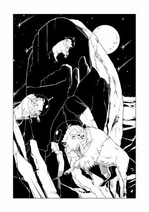 Buffaloes in Space
